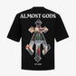 ALMOST GODS | ALMOST GODS ARCANA JACQUARD PATCHED TEE { BLACK