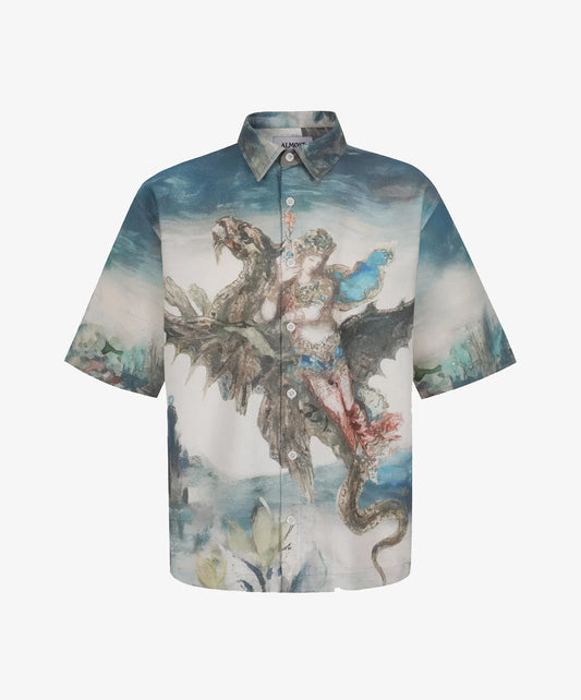 ALMOST GODS | DREAM OF THE ORIENT LINEN SHIRT { MULTI