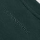 ALMOST GODS | ALPHA CROSS EMBROIDERED TEE { GREEN