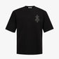 ALMOST GODS | ALMOST GODS TEE IN ZARI EMOBROIDERY { BLACK