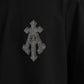 ALMOST GODS | ALMOST GODS TEE IN ZARI EMOBROIDERY { BLACK