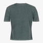 ALMOST GODS | STONEWASHED ALMOST GODS TEE IN GRANITE { GREY/CBLACK