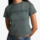 ALMOST GODS | STONEWASHED ALMOST GODS TEE IN GRANITE { GREY/CBLACK