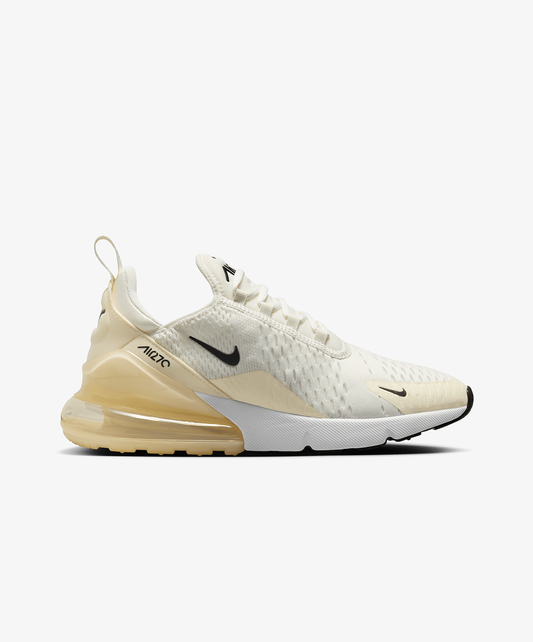 NIKE | AIR MAX 270 { SAIL/BLACK-COCONUT MILK-PALE IVORY