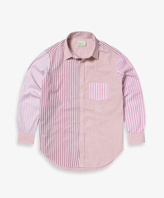 Aries | PATCHWORK LS SHIRT { PINK