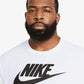 NIKE | SPORTSWEAR T-SHIRT { WHITE/BLACK