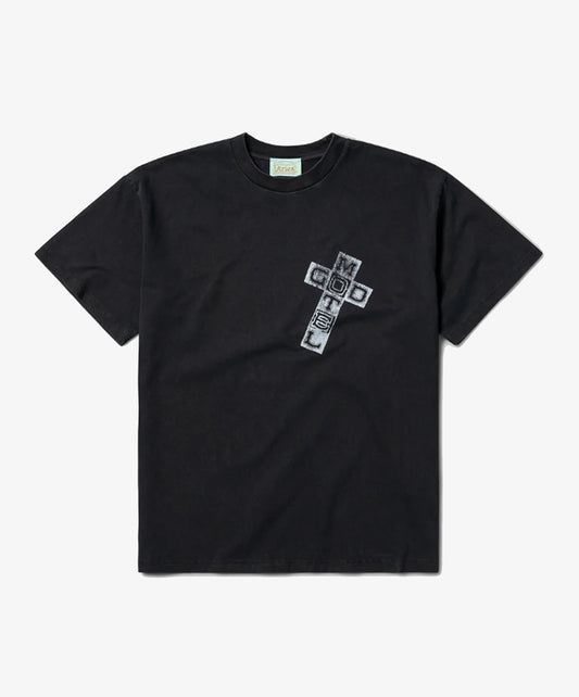 Aries | FADED GOD TOWN SS TEE { BLACK
