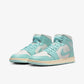 JORDAN | AIR JORDAN 1 MID { SAIL/LIGHT DEW-MUSLIN