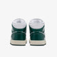 JORDAN | AIR JORDAN 1 MID { WHITE/OXIDIZED GREEN-SAIL