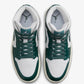 JORDAN | AIR JORDAN 1 MID { WHITE/OXIDIZED GREEN-SAIL