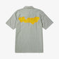 HUF | PARKER WORK SHIRT  { WHITE/GREEN