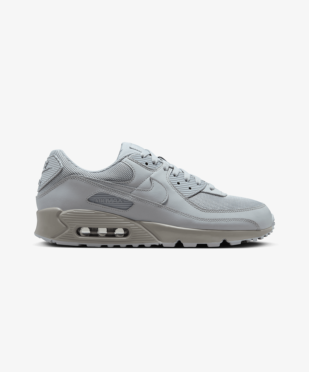 Nike | AIR MAX 90 { WOLF GREY/WOLF GREY-WOLF GREY-BLACK