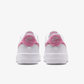 NIKE | AIR FORCE 1 { WHITE/PINK RISE-WHITE