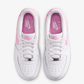 NIKE | AIR FORCE 1 { WHITE/PINK RISE-WHITE