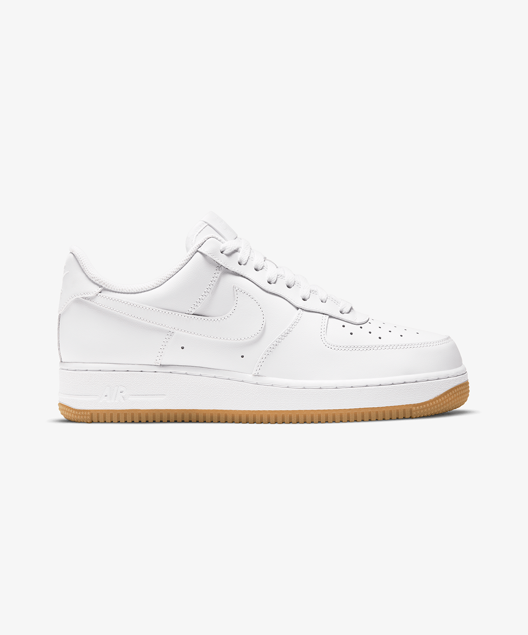 Nike | AIR FORCE 1 '07 { WHITE/WHITE-GUM LIGHT BROWN