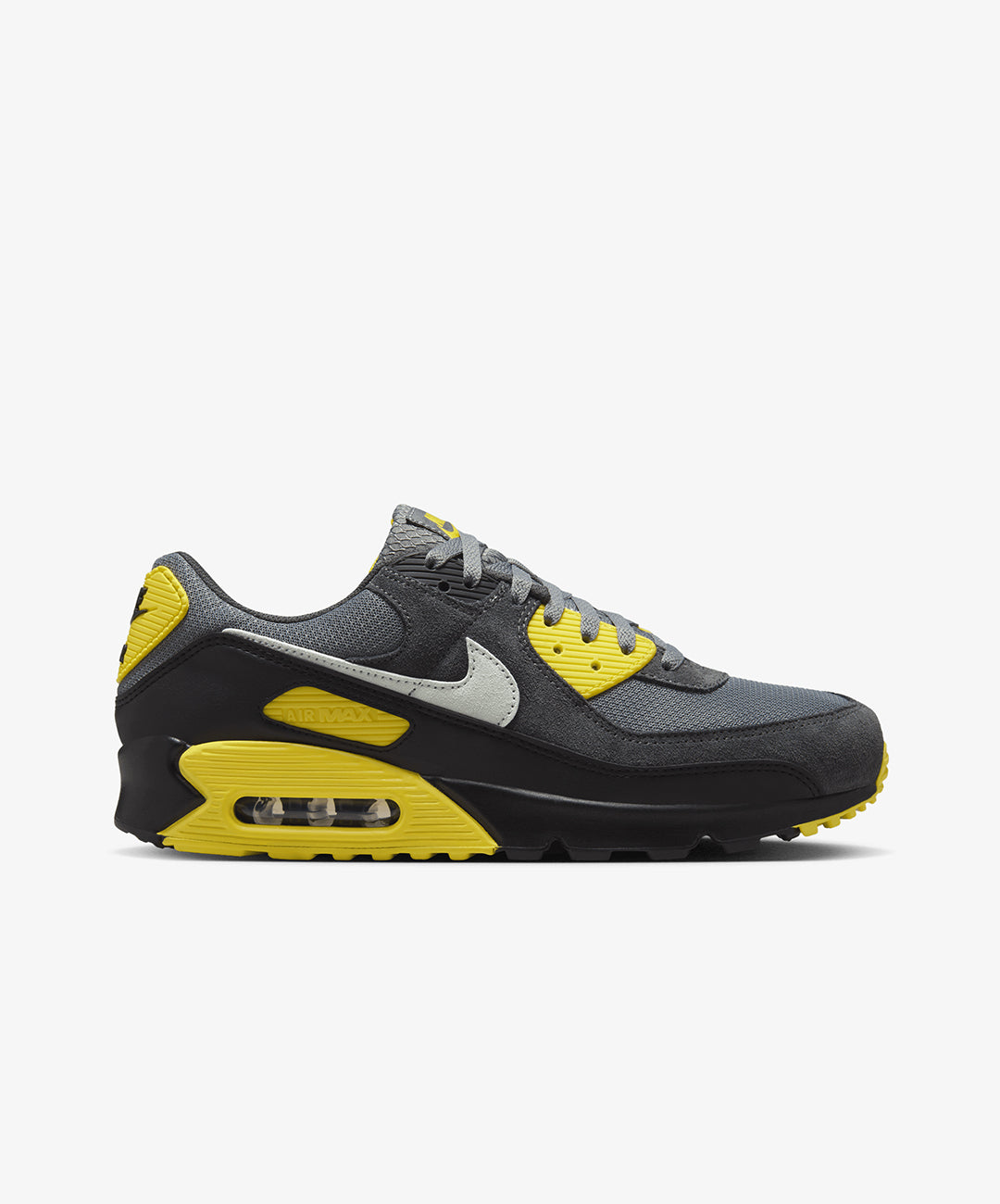 Nike | AIR MAX 90 { SMOKE GREY/LIGHT SILVER-LIGHTENING