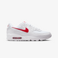 Nike | AIR MAX 90 { WHITE/UNIVERSITY RED-WHITE
