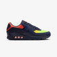 Nike | AIR MAX 90 { LEMON VENOM/BLACKENED BLUE-HYPER CRIMSON
