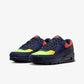 Nike | AIR MAX 90 { LEMON VENOM/BLACKENED BLUE-HYPER CRIMSON