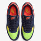 Nike | AIR MAX 90 { LEMON VENOM/BLACKENED BLUE-HYPER CRIMSON