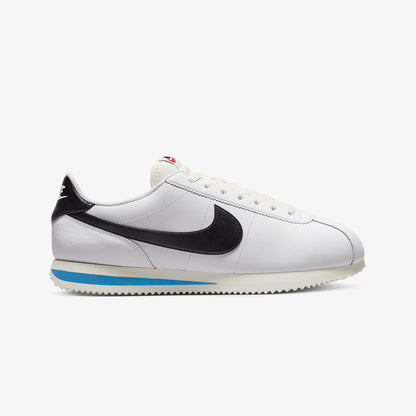 Nike | CORTEZ  { WHITE/BLACK-LT PHOTO BLUE-SAIL