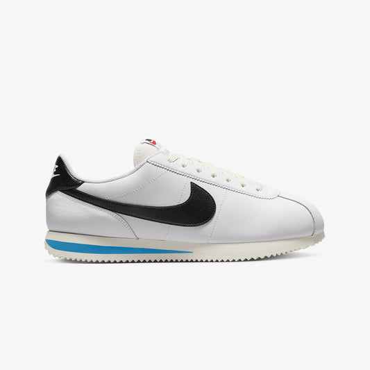 Nike | CORTEZ  { WHITE/BLACK-LT PHOTO BLUE-SAIL