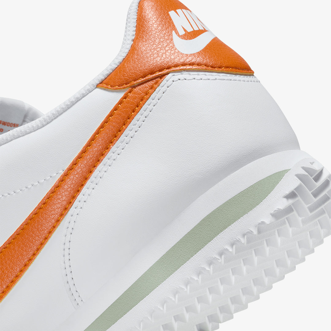 Buy White, Campfire Orange Jade Horizon Nike Cortez Shoes for