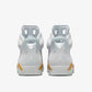 JORDAN | AIR JORDAN 6 RETRO "PEARL" { PURE PLATINUM/GLACIER BLUE-METALLIC GOLD