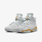 JORDAN | AIR JORDAN 6 RETRO "PEARL" { PURE PLATINUM/GLACIER BLUE-METALLIC GOLD