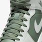 JORDAN | AIR JORDAN 1 MID { SUMMIT WHITE/VINTAGE LICHEN