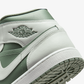 JORDAN | AIR JORDAN 1 MID { SUMMIT WHITE/VINTAGE LICHEN