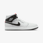 JORDAN | AIR JORDAN 1 MID { SUMMIT WHITE/BLACK-NEUTRAL GREY