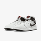 JORDAN | AIR JORDAN 1 MID { SUMMIT WHITE/BLACK-NEUTRAL GREY