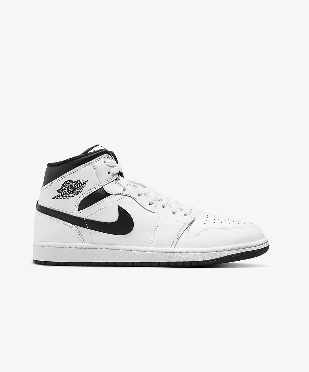 Jordan | AIR JORDAN 1 MID  { WHITE/BLACK-WHITE-BLACK