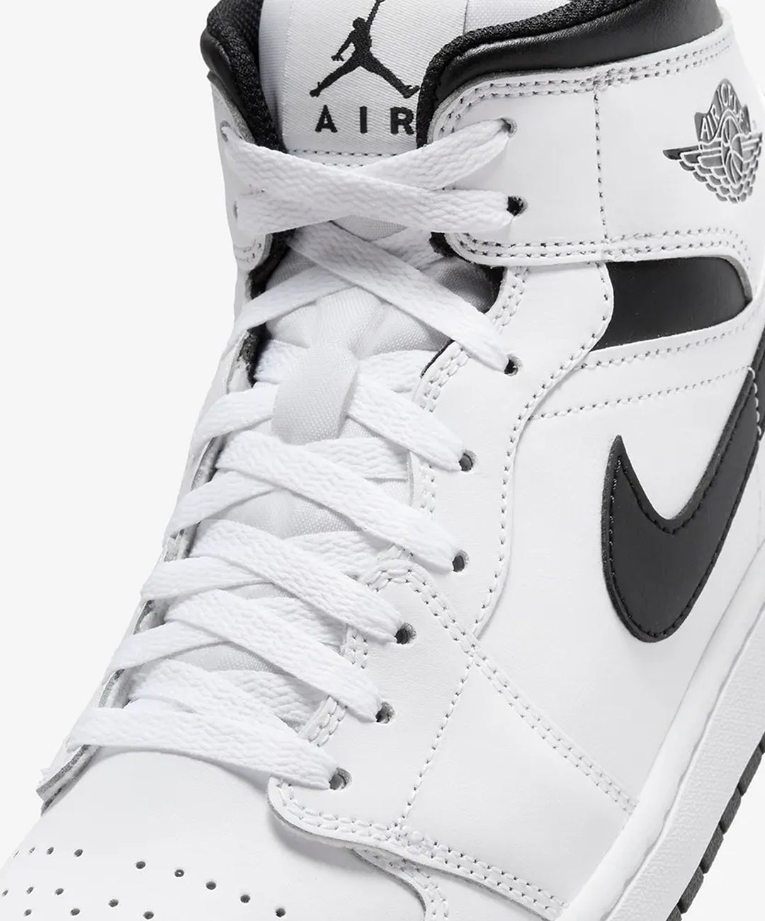 Buy Air Jordan 1 Mid White & Black Shoes for Men Online | Superkicks