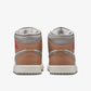 JORDAN | AIR JORDAN 1 MID { HEMP/FIRE RED-WHITE-COLLEGE GREY