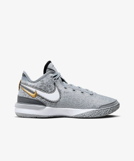 NIKE | LEBRON NXXT GEN { WOLF GREY/WHITE-IRON GREY-BLACK