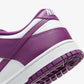 NIKE | DUNK LOW RETRO { WHITE/VIOTECH-WHITE