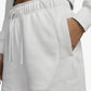 Nike | MID-RISE FLEECE SHORTS { SUMMIT WHITE/PHOTON DUST/SUMMIT WHITE
