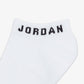 Jordan | EVERYDAY NO-SHOW SOCKS (3 PAIRS) { WHITE/BLACK