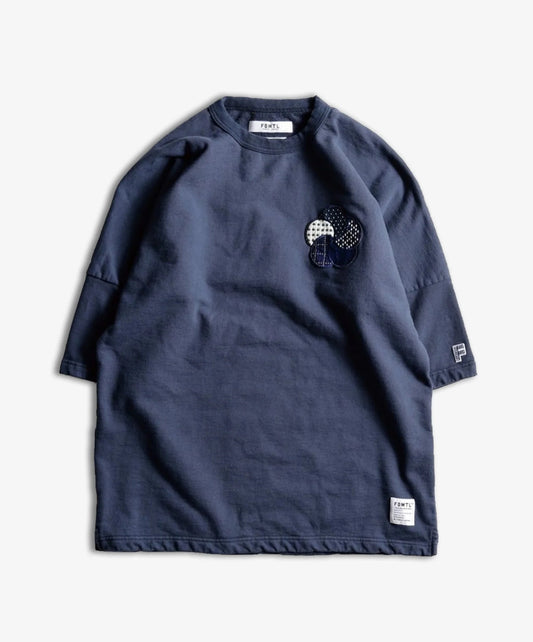 FDMTL | PATCH SWEAT TEE  { NAVY