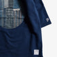 FDMTL | PRINTED BORO SWEAT TEE  { BLUE