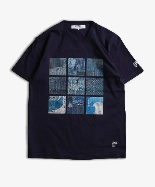 FDMTL | PRINTED BORO TEE  { NAVY