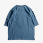 FDMTL | CIRCLE OBI WIDE TEE  { BLUE