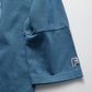 FDMTL | CIRCLE OBI WIDE TEE  { BLUE
