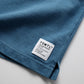 FDMTL | CIRCLE OBI WIDE TEE  { BLUE