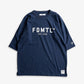 FDMTL | LOGO WIDE TEE  { NAVY