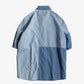 FDMTL | PATCHWORK S/S SHIRT 3YR WASH  { INDIGO