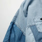 FDMTL | PATCHWORK S/S SHIRT 3YR WASH  { INDIGO