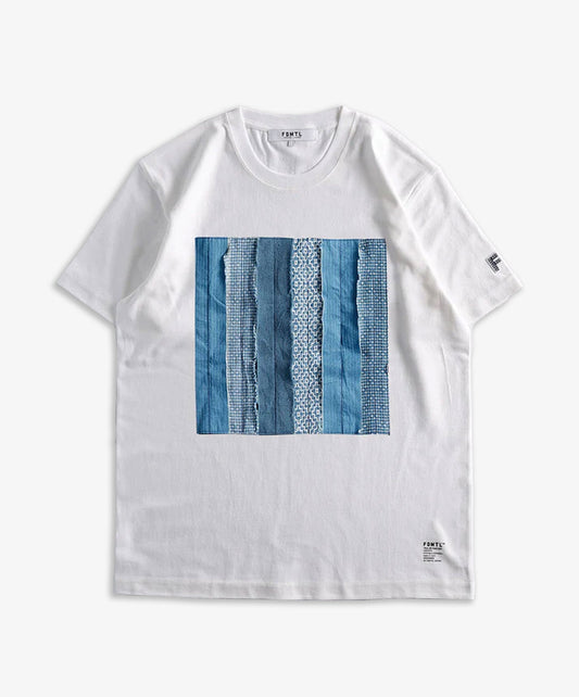 FDMTL | SQUARE OBI TEE  { WHITE